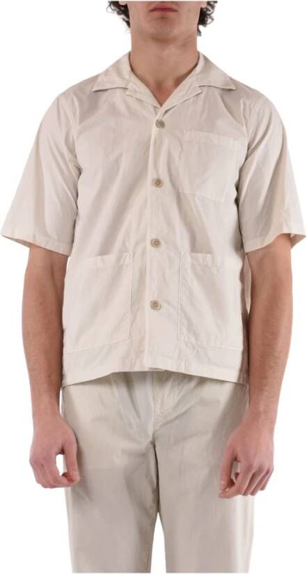 Aspesi Katoenen overhemd voor moderne mannen Wit Heren