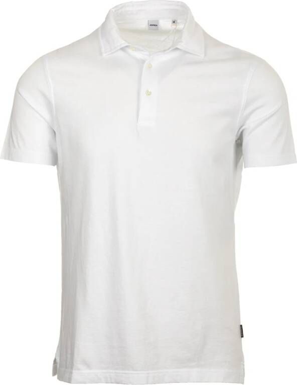 Aspesi Klassieke Polo Shirt White Heren