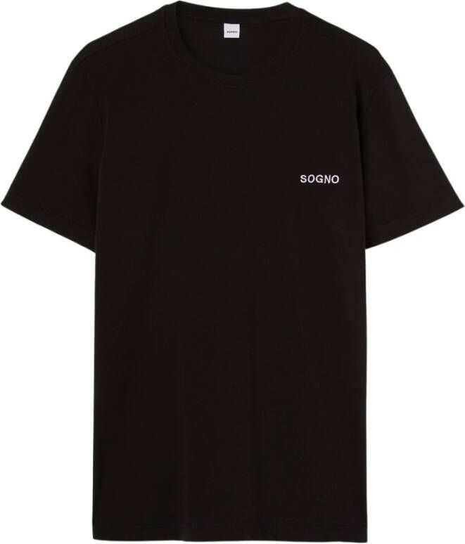 Aspesi Klassieke Zwarte T-Shirt Upgrade Zwart Heren