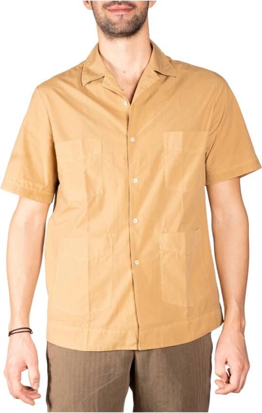 Aspesi Maureen Safari Shirt Upgrade je zomergarderobe Beige Heren