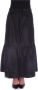 Aspesi Maxi Rok met Verstelbare Taille Zwart Dames - Thumbnail 1