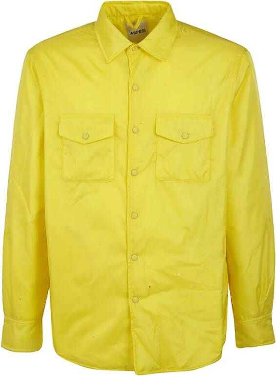 Aspesi Mod13 Overhemd Plus Yellow Heren