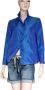 Aspesi Polyester jasje met reguliere pasvorm en vier knopen Blauw Dames - Thumbnail 1