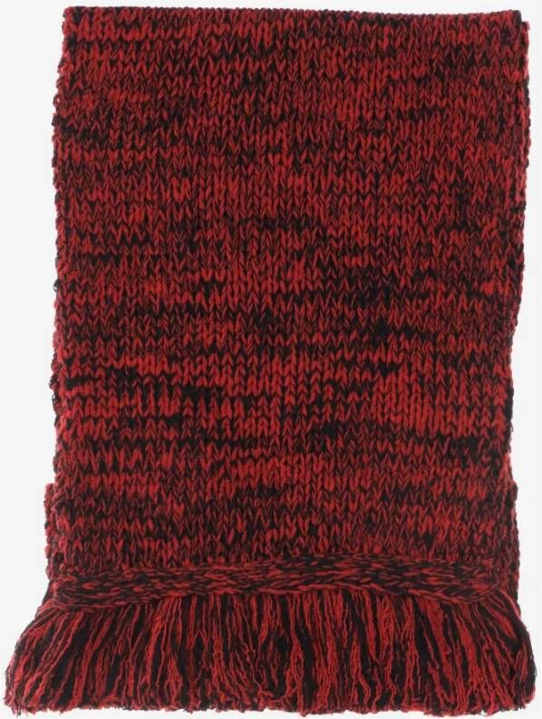 Aspesi Rode Wollen Sjaal Elegant en Warm Rood Dames