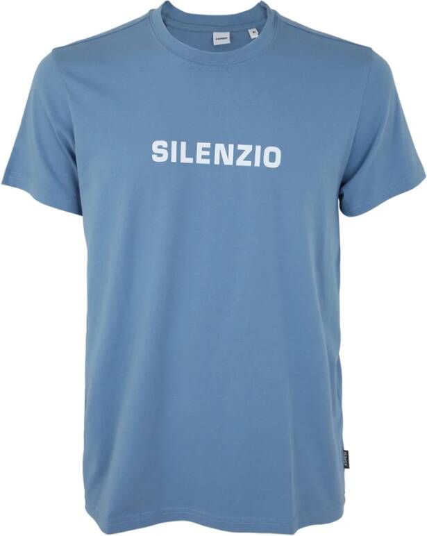 Aspesi Silenzio T-Shirt Blauw Heren