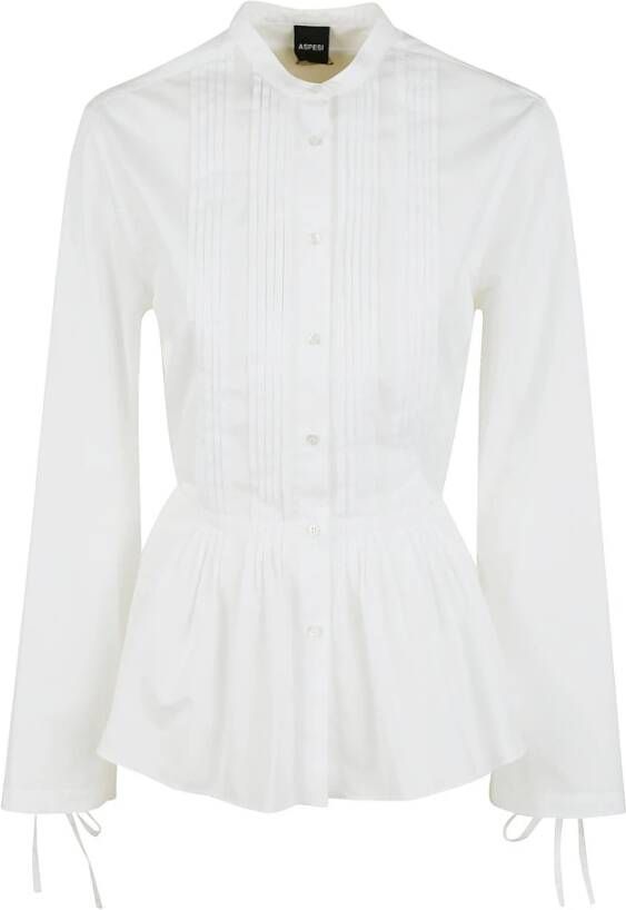 Aspesi Stijlvolle Witte Overhemd White Dames