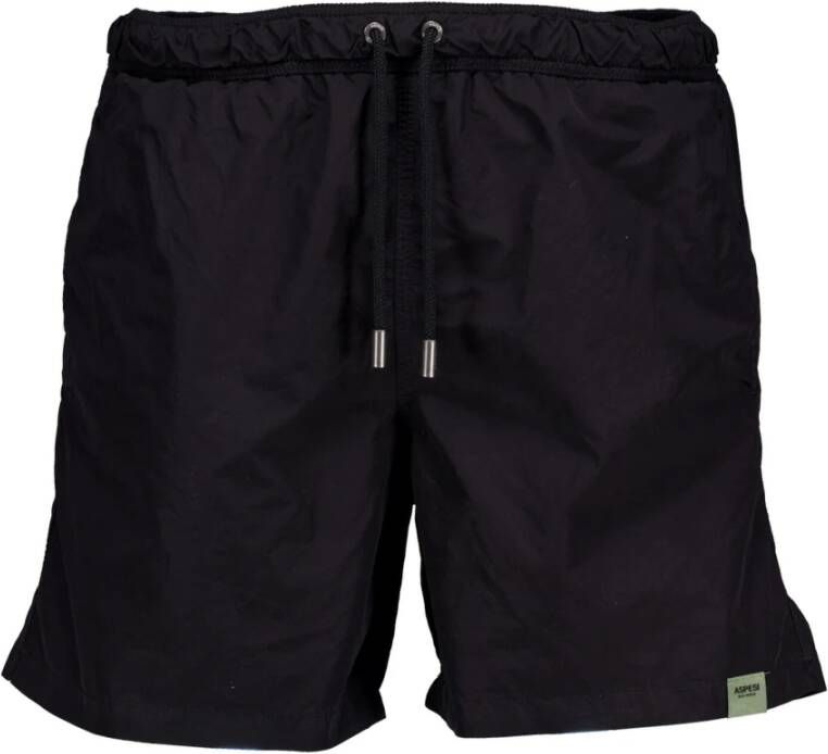 Aspesi Trendy Zwarte Zwembroek Asp1Mbm01 Black Heren