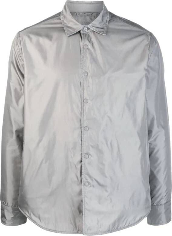 Aspesi Upgrade je casual garderobe met deze medium grijze casual shirt voor heren Grijs Heren