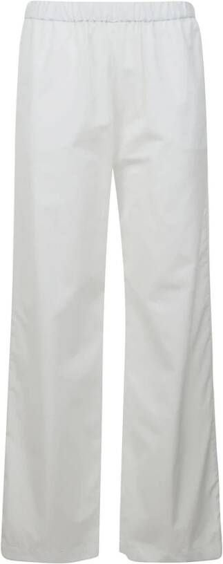 Aspesi Wide Trousers Wit Dames