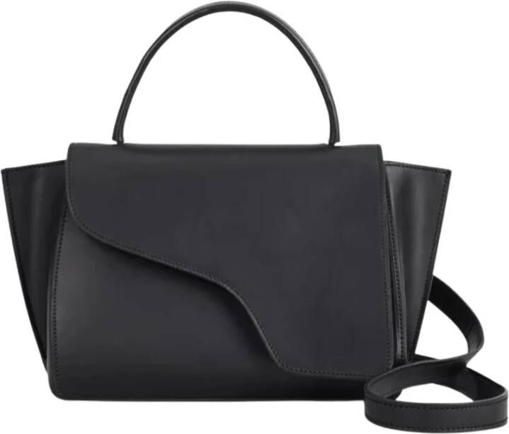 ATP Atelier Arezzo Leren Handtas Black Dames