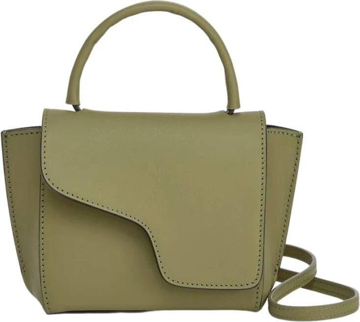 ATP Atelier Montalcino Vacchetta Groene Handtas Groen Dames