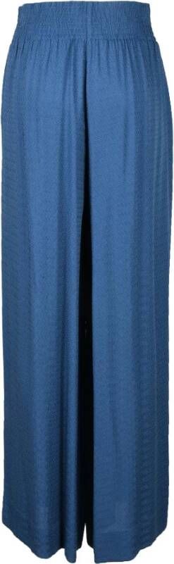 Attic and Barn Wide Trousers Blauw Dames