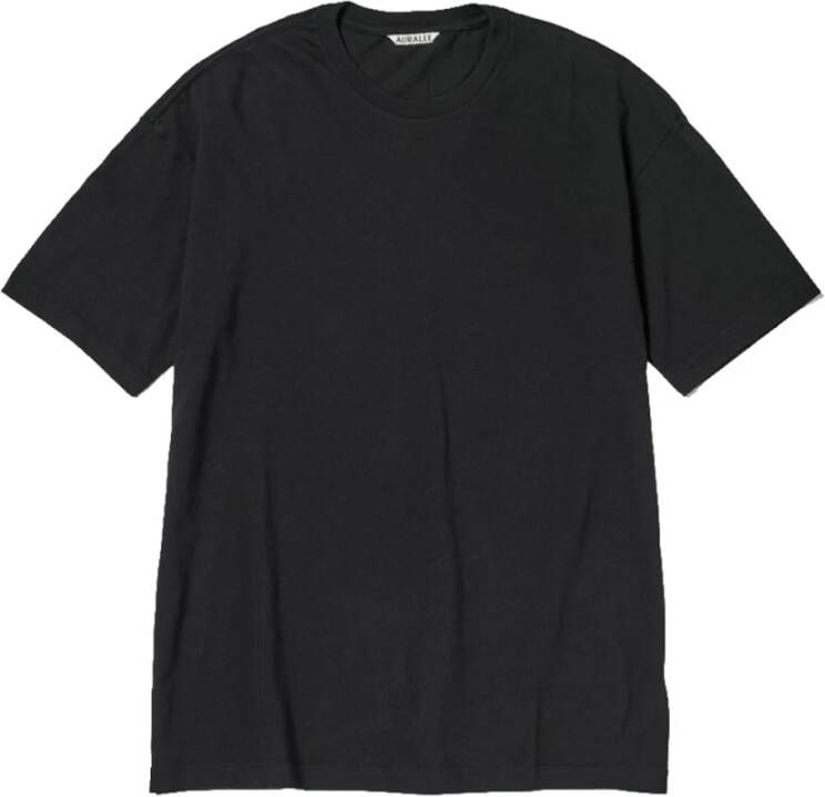 Auralee T-Shirts Zwart Heren