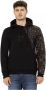 Automobili Lamborghini Zwarte Katoenen Sweater met Schildlogo Black Heren - Thumbnail 1