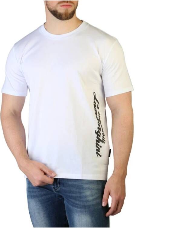 Automobili Lamborghini Heren T-shirt met korte mouwen White Heren