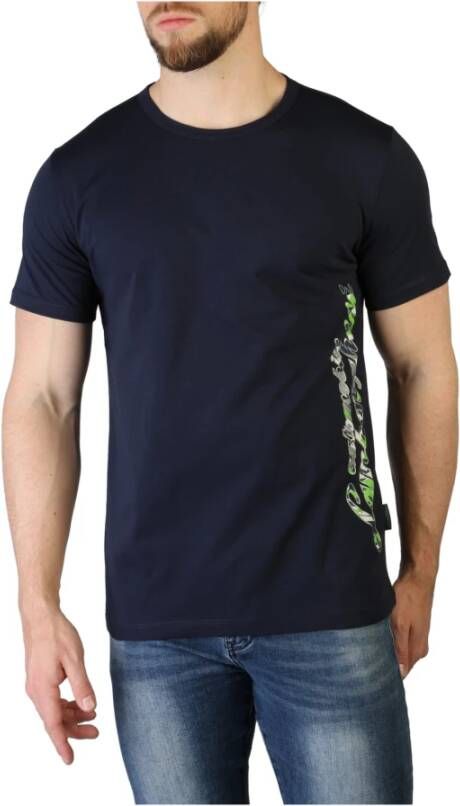 Automobili Lamborghini T-shirt Blauw Heren