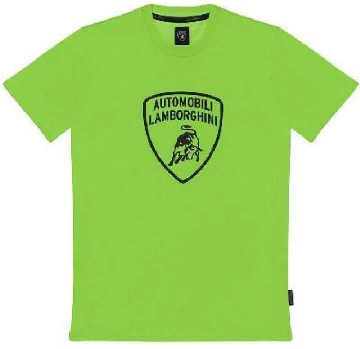 Automobili Lamborghini T-Shirts Groen Heren