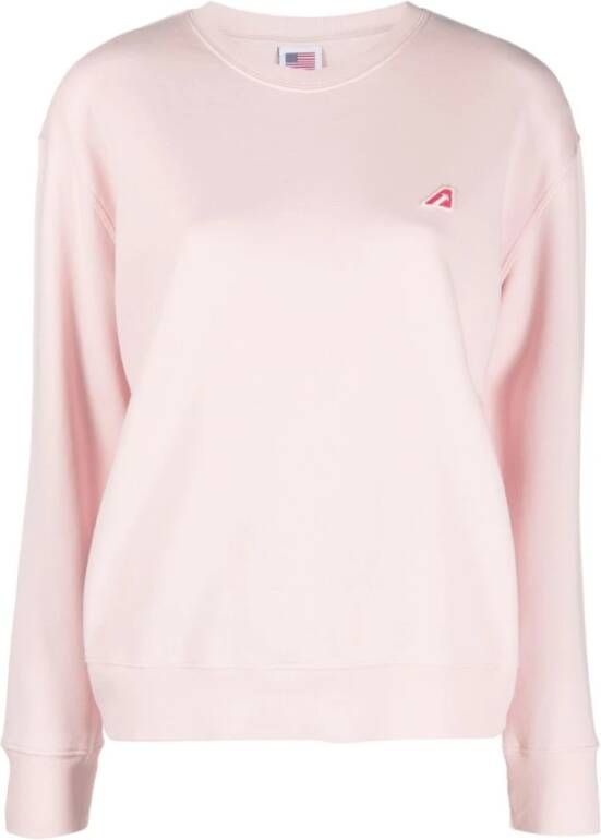 Autry Comfortabele Academy Pink Sweatshirt Pink Dames