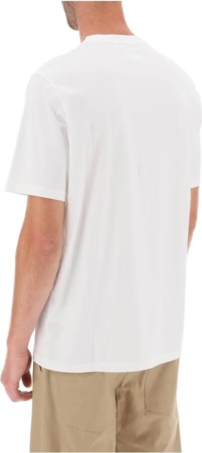 Autry Iconisch Katoenen T-Shirt met Logo Label White Heren - Foto 4