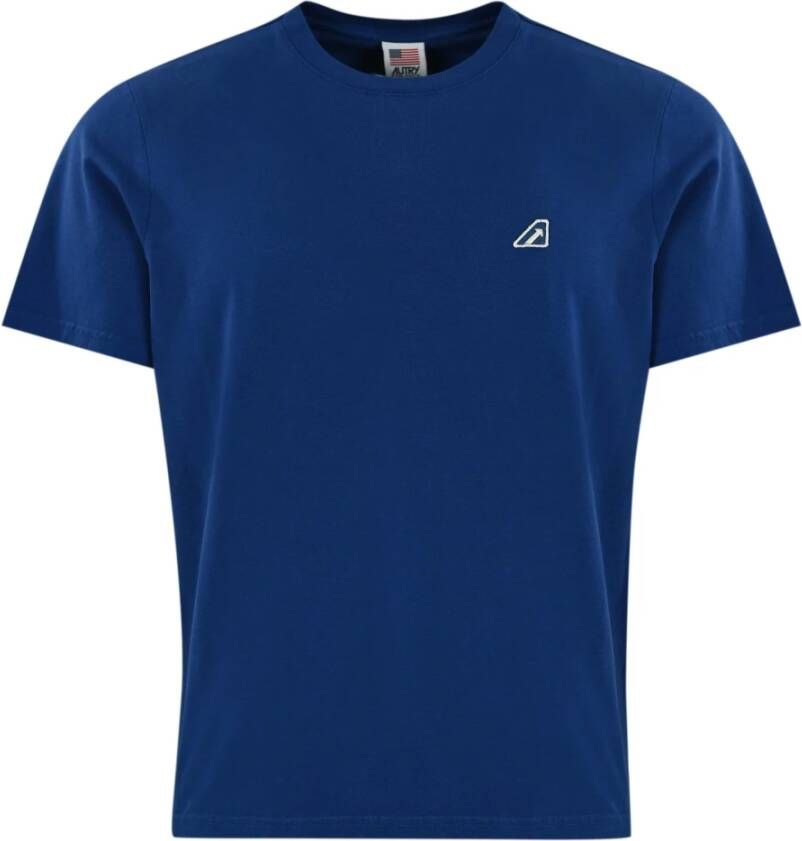Autry Casual Logo T-shirt Blauw Heren