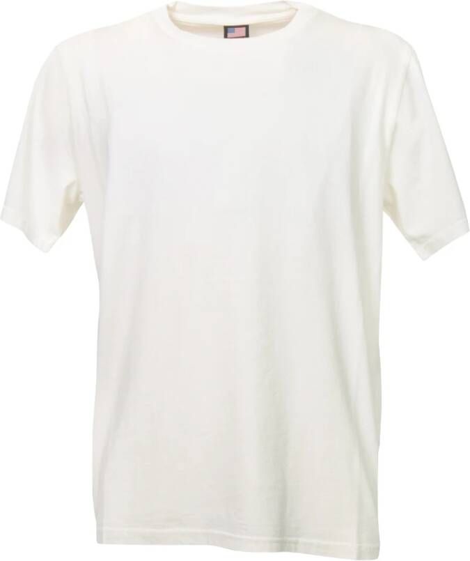 Autry "Gouden Logo T-shirt voor heren" Wit Heren