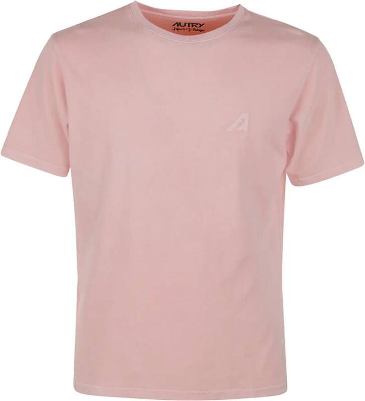 Autry Hoogwaardige T-shirts en Polos Roze Heren