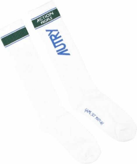 Autry Socks White Unisex