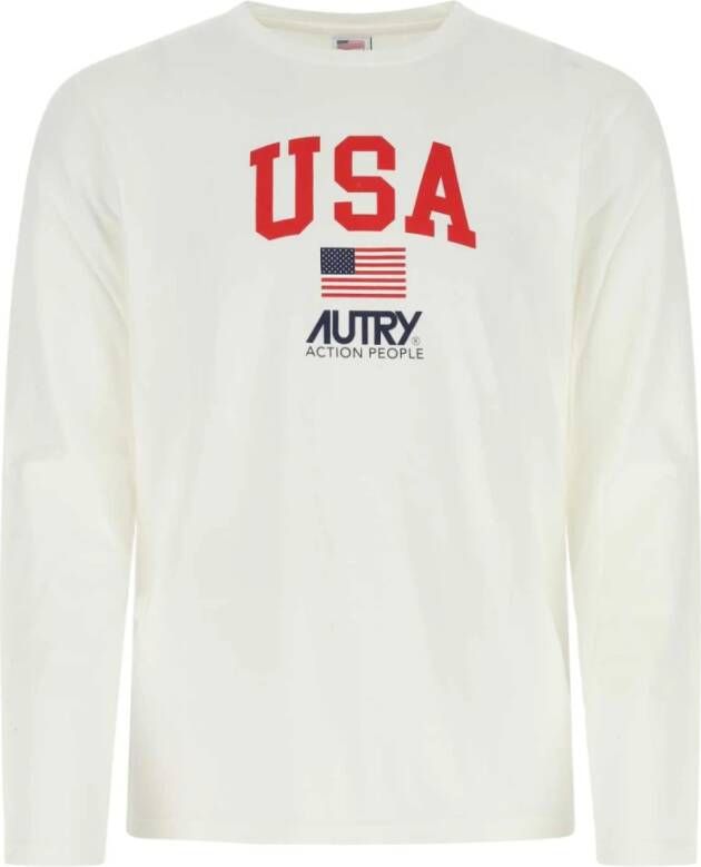 Autry T-shirts Wit Heren