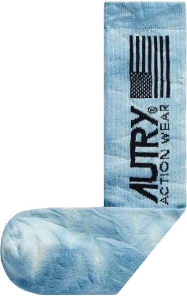 Autry Tie-Dye Sokken MatchPOINT Sols Collectie Blauw Heren