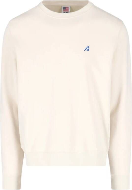 Autry Tennis Sweatshirt van Loop-Back Katoen White Heren