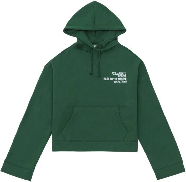 Axel Arigato Stijlvolle Cropped Hoodie Green Dames