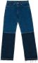 Axel Arigato Donkerblauwe Jeans met Leren Patch Blauw Heren - Thumbnail 1