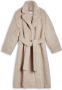 Axel Arigato Eden Shearling Wrap Coat Beige Dames - Thumbnail 1