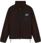 Axel Arigato "Geribbelde Fleece Jas" Bruin Heren - Thumbnail 1