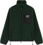 Axel Arigato "Geribbelde Fleece Jas" Groen Heren - Thumbnail 1