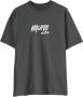 Axel Arigato Graffiti-geïnspireerde Arigato Tag T-shirt Grijs Heren - Thumbnail 1