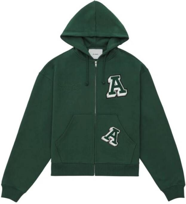 Axel Arigato Illusion Zip Hoodie Groen Heren