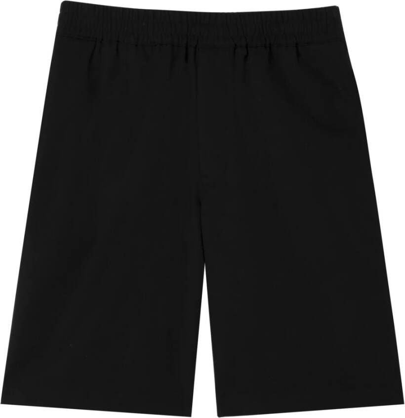 Axel Arigato Zwarte knielange shorts van katoen Zwart Heren