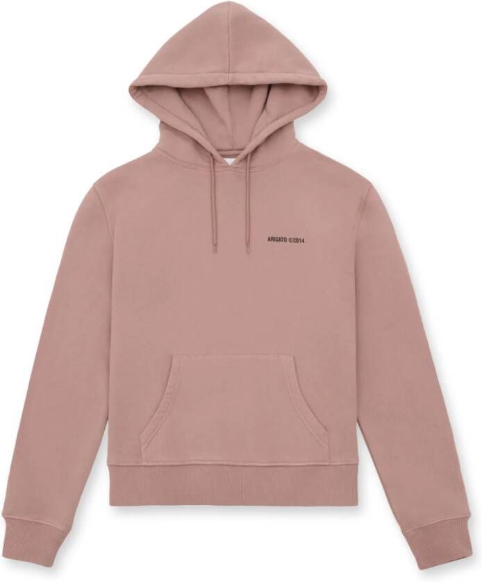 Axel Arigato "London Hoodie met Handtekening Logo" Roze Dames