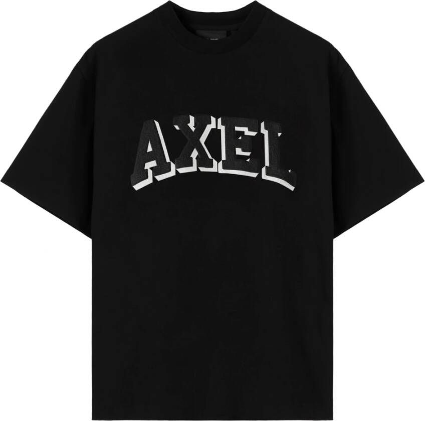 Axel Arigato Logo Patch T-shirt met korte mouwen Black Heren