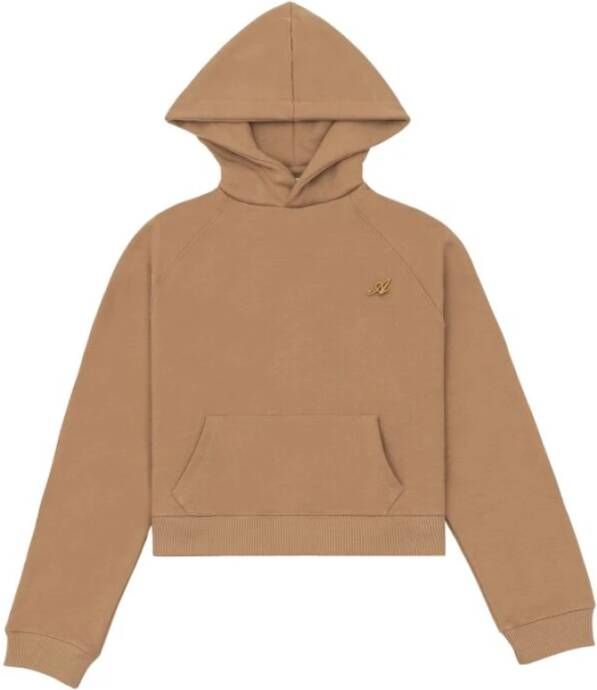 Axel Arigato Rio Cropped Hoodie Beige Dames