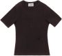 Axel Arigato Handtekening Slim Rib T-shirt Brown Dames - Thumbnail 1