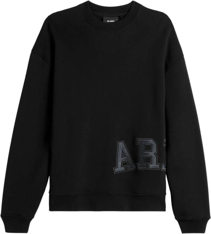 Axel Arigato Geborduurde Katoenen Sweater Black Heren