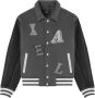 Axel Arigato "Typo Varsity Bomberjack" Zwart Heren - Thumbnail 1