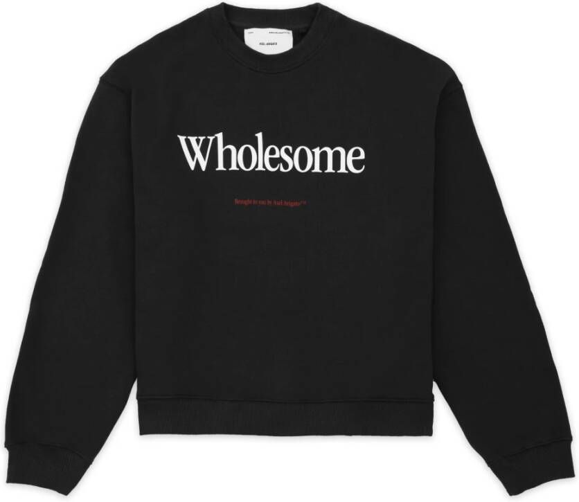 Axel Arigato "Wholesome Biologisch Katoenen Sweatshirt" Zwart Dames