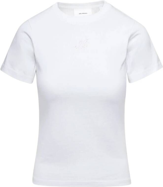 Axel Arigato Wit Katoenen T-Shirt White Dames