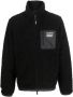 Axel Arigato Zwarte fleece jas met logo Zwart Heren - Thumbnail 1