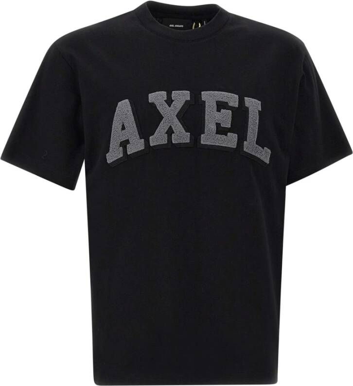 Axel Arigato Logo Patch T-shirt met korte mouwen Black Heren