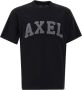 Axel Arigato Logo Patch T-shirt met korte mouwen Black Heren - Thumbnail 1