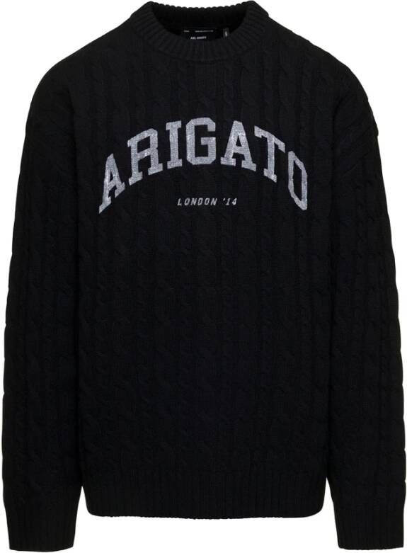Axel Arigato Zwarte Prime Sweaters Zwart Heren